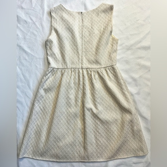 Francesca’s Collections Embellished Polyester Blend Cream Mini Dress Large NWT - Picture 13 of 16